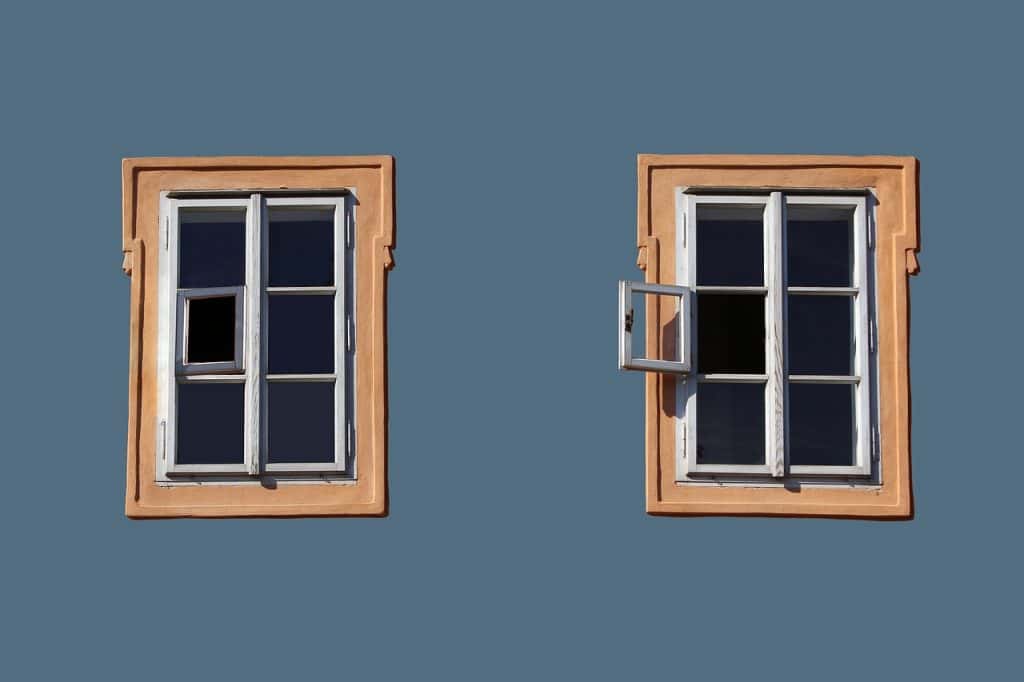 two windows